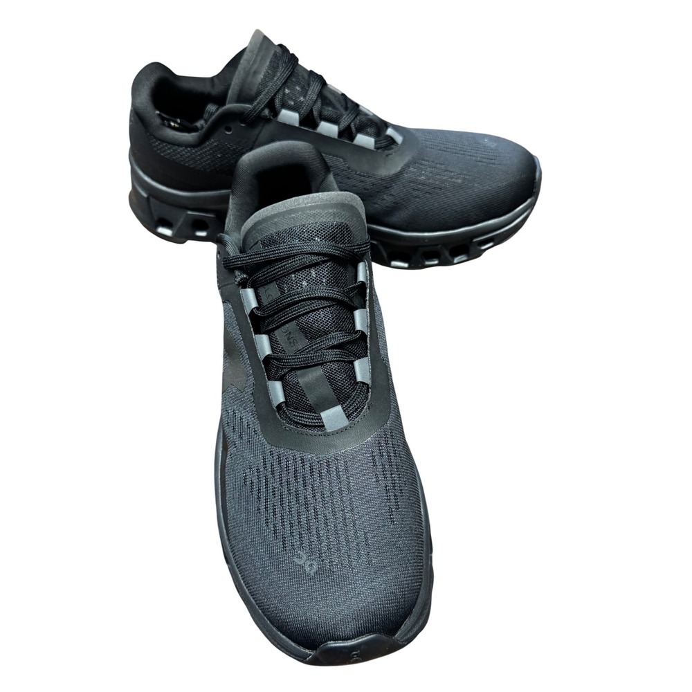 On Cloudmonster Black Running Shoes Womens 9.5 Mens 8 Sneakers 61.99025